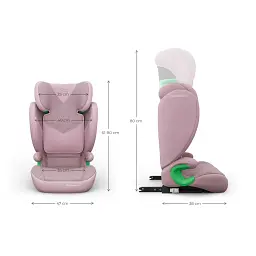 Автокрісло Kinderkraft Junior Fix 2 Plus i-Size Pink (KCJUFI20PNKPL0N) - мініатюра 5