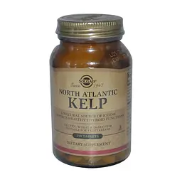 Травы Solgar Ламинария, Водоросли Североатлантические, North Atlantic Kelp, (SOL01500)