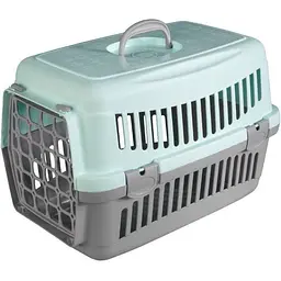 Переноска для котів та собак AnimAll CNR-102 сіро-м'ятна 