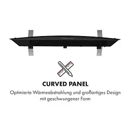 Конвекторний обігрівач Klarstein Bornholm Curved Ambient 2000 Вт (10033060) - мініатюра 8