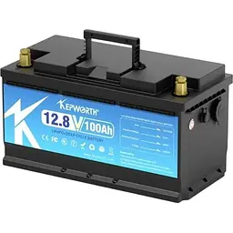 Акумулятор Kepworth LiFePO4 12V (12.8V/100Ah/1280Wh) (KW-12-100) [125501]