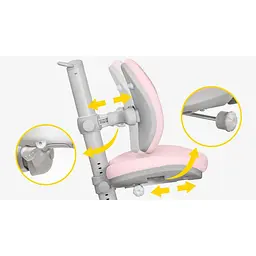 Дитяче крісло Mealux Ortoback Duo Base Pink (Y-510 KP Base) - мініатюра 6