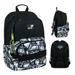 Рюкзак для початкової школи Kite Education 585 Anime Boy Чорний (K26-585M-5) - мініатюра 2
