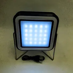 Світильник кемпінговий акумуляторний на сонячній батареї 30 LED прожектор Solar Camping Lamp BL RY-T913 - мініатюра 7