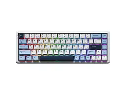 Клавіатура Ajazz AK680 MAX White-Dark Blue (AK680-M-BWD-A)