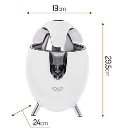 Соковижималка для цитрусових Adler AD 4013w - мініатюра 6