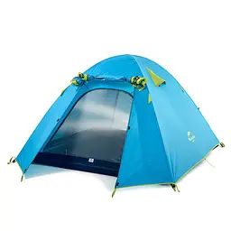 Намет Naturehike P-Series NH18Z022-P двомісний 210T/65D блакитний - мініатюра 2