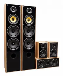 Комплект акустики 5.0 TAGA Harmony TAV-606 v.3 Set Oak - мініатюра 1
