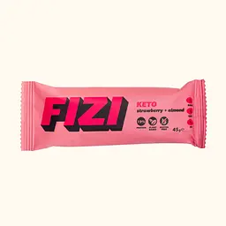 Набір протеїнових батончиків Fizi Кето Strawberry + Almond 10 шт. - мініатюра 2