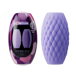 Мастурбатор Pretty Love Athena Eros Purple - мініатюра 2