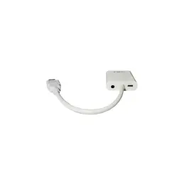 Перехідник ST-Lab HDMI M to VGA F (з кабелями аудіо і живлення від USB) (U-990 white) - мініатюра 2