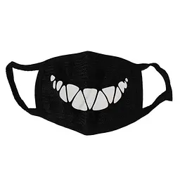 Маска тканинна Geekland Смайл Smile чорна MSK 004