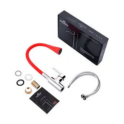 Змішувач для кухні Kroner KRP Kuche - C031RED CV024337 Червоний - мініатюра 9