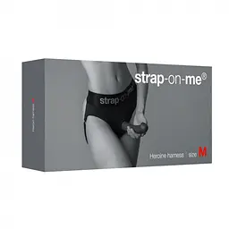 Трусики для страпона Strap-On-Me Heroine Harness M чорний - мініатюра 12
