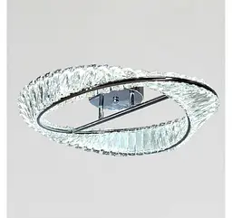 Кришталева стельова LED-люстра Artlight 562/500CH зі спіральним кільцем, хром, 58 Вт, від 10-18 м² - мініатюра 4
