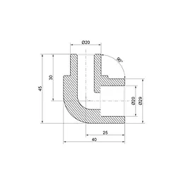 Кутник PPR Thermo Alliance 20, 90° DSE911 - мініатюра 1