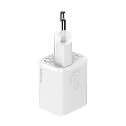 Мережевий зарядний пристрій Baseus 20W Super PD Charger + Cable USB-C to Lightning White (TZCCSUP-B02) [66717] - мініатюра 5
