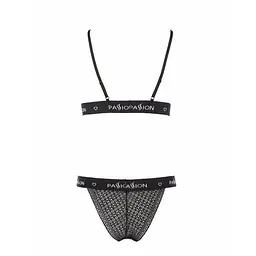 Комплект білизни Passion GLAMISS Set black L/XL - мініатюра 4