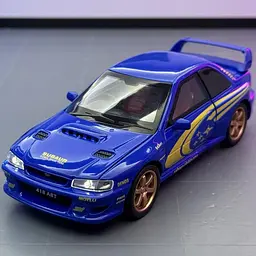 Колекційна металева модель автомобіля АвтоЕксперт Subaru Impreza WRX STI з інерцією, світлом та звуком 1:32 - мініатюра 4