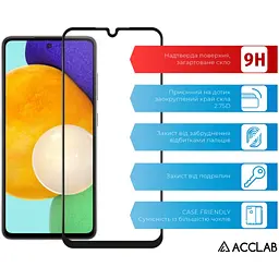 Скло захисне ACCLAB Full Glue Samsung A25 5G Black (1283126573965) - мініатюра 3
