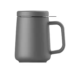 Чашка-заварник U Brewing Mug Ceramic, 500 мл - Білий - мініатюра 4
