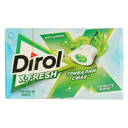 Гумка жувальна Dirol X-Fresh Свіжість м'яти 19.5 г (949235) - мініатюра 2