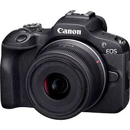 Бездзеркальний фотоапарат Canon EOS R100 Kit RF-S 18-45mm + RF-S 55-210mm IS STM (6052C036) UA [93039] - мініатюра 3