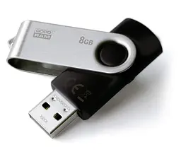 Флеш-накопичувач GoodRam 8GB USB 2.0 UTS2 (Twister) Black (UTS2-0080K0R11)