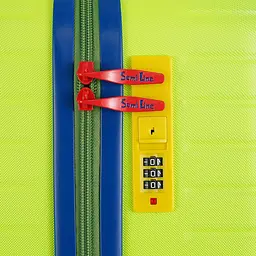 Валіза середня Semi Line T5939-2 ABS-пластик 24 дюйми 65 л Лимонний - мініатюра 9