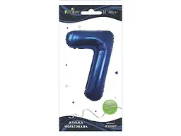 Кулька фольгована цифра PELICAN 32 (80 см) 1 7 індиго