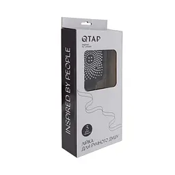 Ручний душ Qtap Rucni 145x90 мм прямокутний QTRUCA145S1GRP Graphite, Графит - мініатюра 4