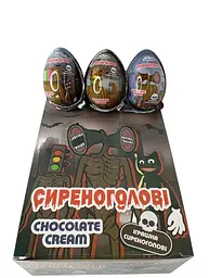 Джой Сиреноголові шоколадне яйце сюрприз з іграшкою 15г 12шт