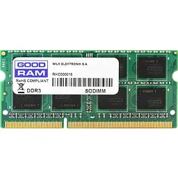 Модуль пам'яті Goodram SO-DIMM DDR3L 8GB 1600MHz (GR1600S3V64L11/8G)
