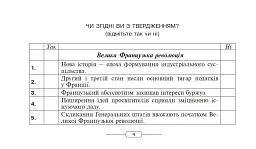 Історія Нового часу від кінця XVIII до початку XX ст. 9 клас. Бліц-контроль знань - мініатюра 5