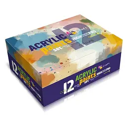 Набір акрилових фарб 5082-AC 12 штук по 20 мл - мініатюра 2