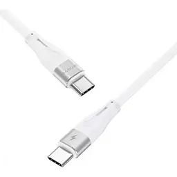 Кабель Proove Soft Silicone USB-C to USB-C 60W 1m White (CCSO60002202) [130638] - мініатюра 3