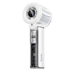 Вентилятор з водним резервуаром Hoco HX613 handheld fan with spray акумулятор до 18 годин білий