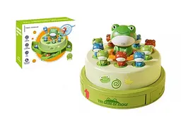 Розвиваюча гра "Веселі жабенята" на батарейках, у коробці QC-19Y р.18,5*18,5*12,5см