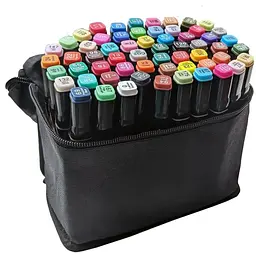 Набір двосторонніх маркерів Touch Sketch Marker у сумці Touch-60 60 шт. (1560069335) - мініатюра 2