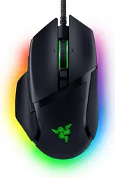 Миша Razer Basilisk V3, Black, USB, оптична (сенсор Focus+ 26K), до 26 000 dpi, до 650 IPS, 11 програмованих кнопок, підсвічування Razer Chroma RGB, кабель Razer Speedflex (RZ01-04000100-R3M1)