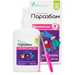 Спрей від педикульозу Baum Pharm Паразбам косметичний 100 мл - мініатюра 2