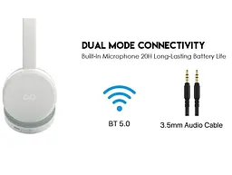 Ігрові навушники Fantech GO AIR WH02 Wireless Beige - мініатюра 6