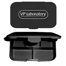 Таблетниця VPLab Pill Box - Black