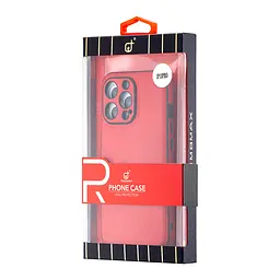 Чохол Jinduka Leather Protected Camera iPhone 13 Pro Red - мініатюра 2