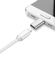 Адаптер Перехідник Type-C-мама на microUSB GT Gray (61518843241) - мініатюра 6