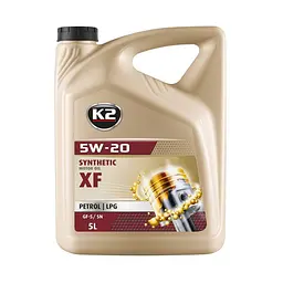 Моторне масло K2 Synthetic XF 5W-20 5л(O1715E)
