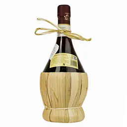 Вино Chianti Fiasco DOCG 2024 червоне сухе 0.75 л в солом'яній корзинці - мініатюра 2