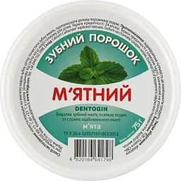 Зубний порошок Dentogin М’ятний 75 г - мініатюра 2