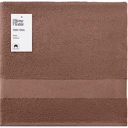 Рушник махровий Ardesto Essence 70х140 см 100% бавовна коричневий (ART2270BR) 