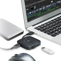 Розгалужувач USB Hub TP-Link UH-400 4 порти USB3.0 - мініатюра 3